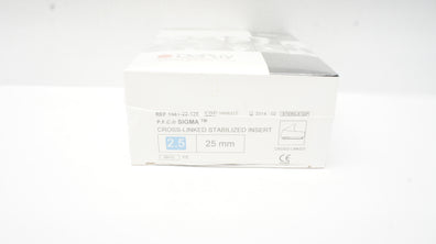 DePuy 1581-22-125 Sigma Cross-Linked Stabilized Insert 25mm, Size 2.5 (x)